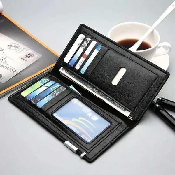 Men’s Bi-Fold Leather Wallet – Sleek & Easy to Carry