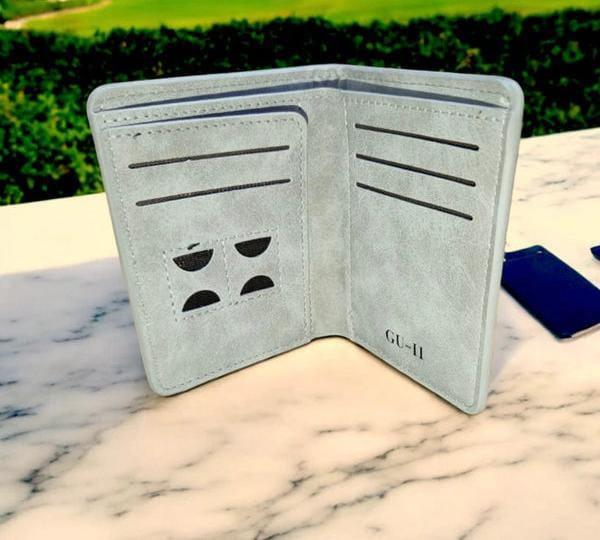 Premium Multicolor Leather Wallet – Minimalist Plain Design | Durable Genuine Leather Accessory for Everyday Carry