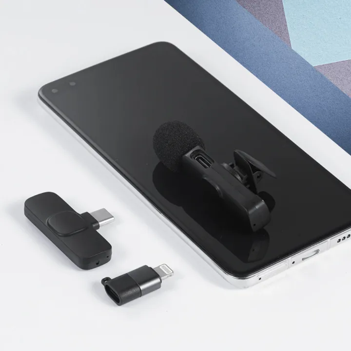 K9 Collar Wireless Microphone - Lavalier Mic for iPhone, Android & Type-C Devices -K-9 Wireless Microphone