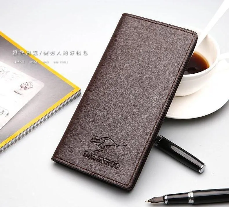 Men’s Bi-Fold Leather Wallet – Sleek & Easy to Carry