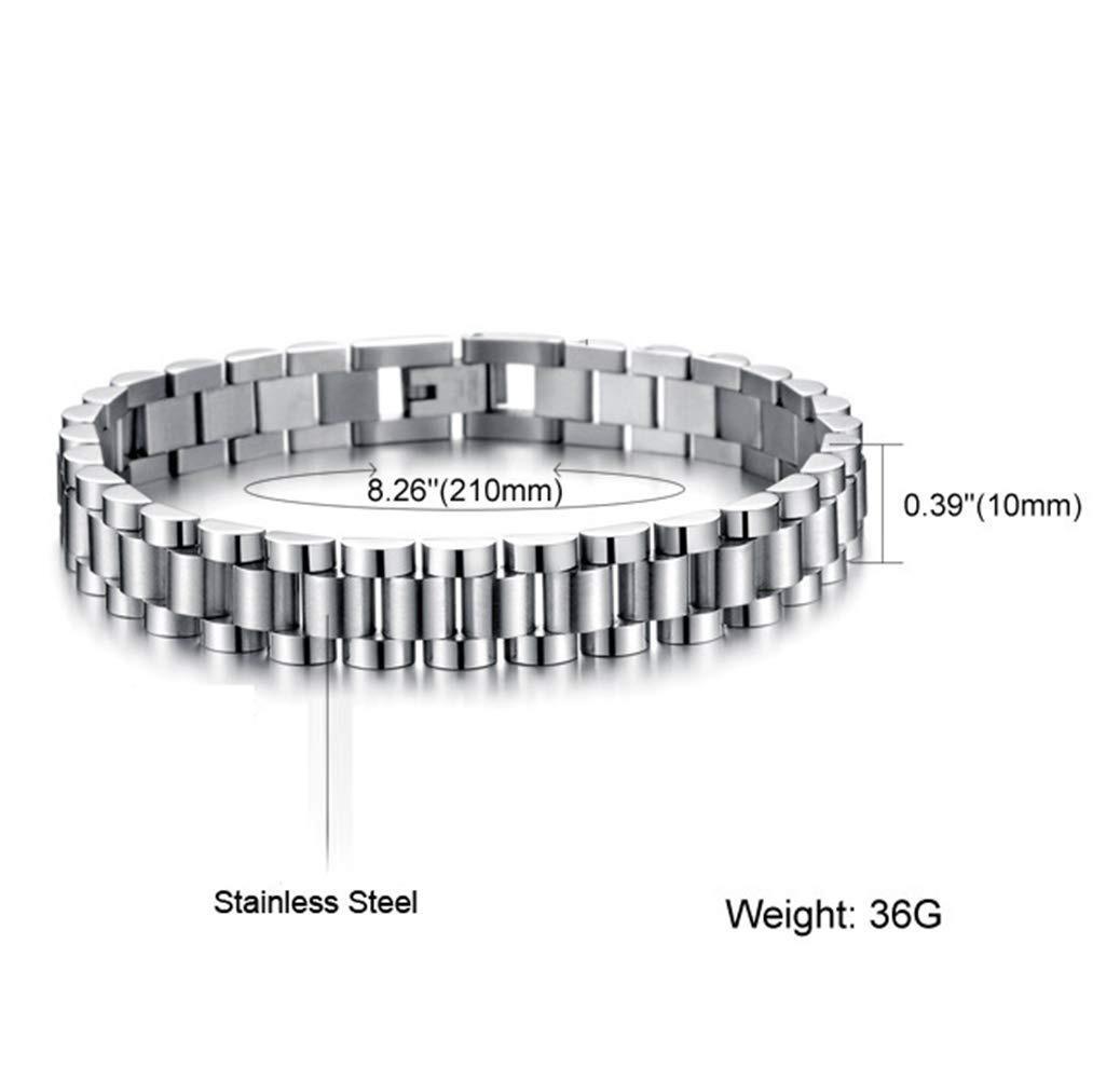 Gold Plated Unisex Chain Bracelet | Adjustable Stainless Steel Jewelry