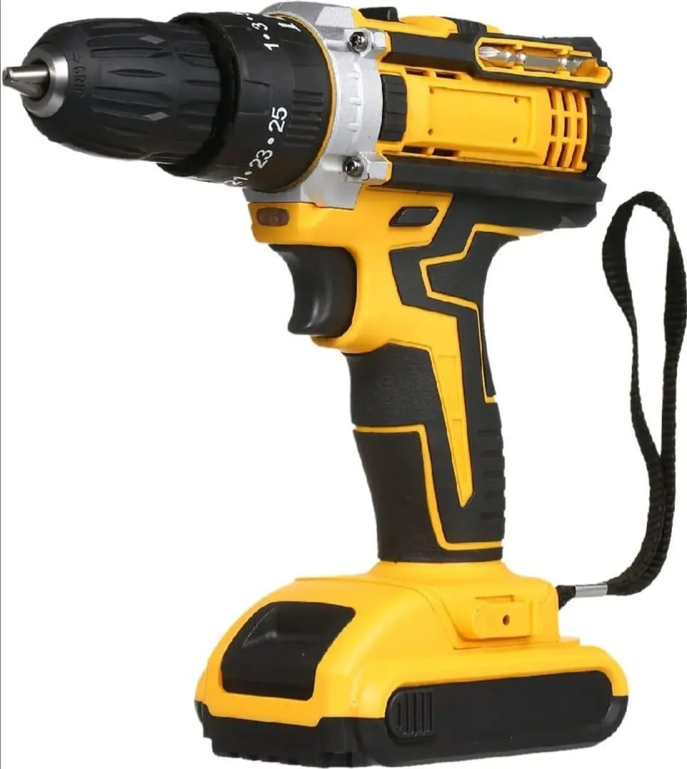 Premium Cordless Screwdriver Set Pakistan | 27-Piece Kit with Dual 7500mAh Batteries