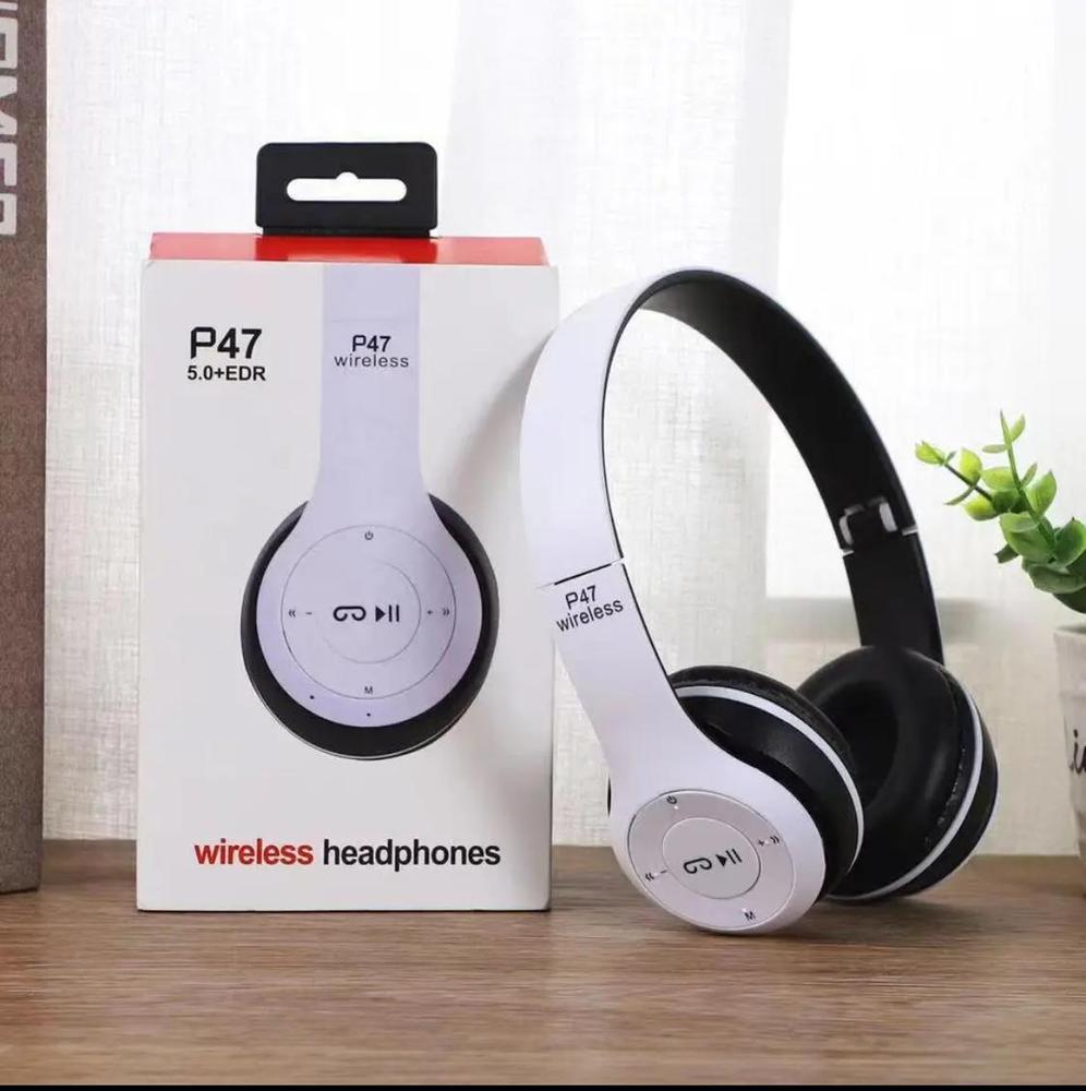 Wireless Stereo Bluetooth Headphones with FM Radio, TF Card & AUX Support