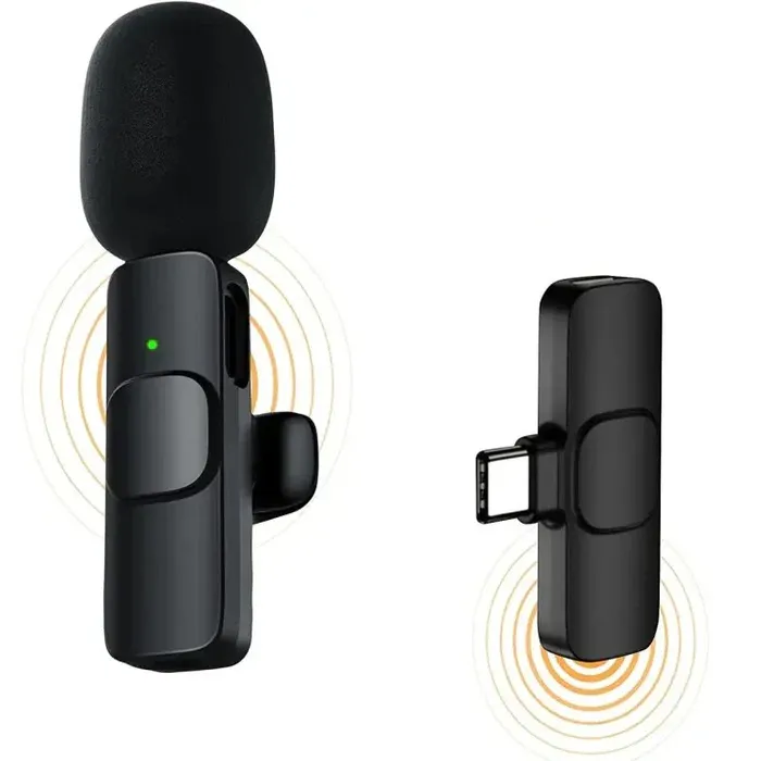 K9 Collar Wireless Microphone - Lavalier Mic for iPhone, Android & Type-C Devices -K-9 Wireless Microphone