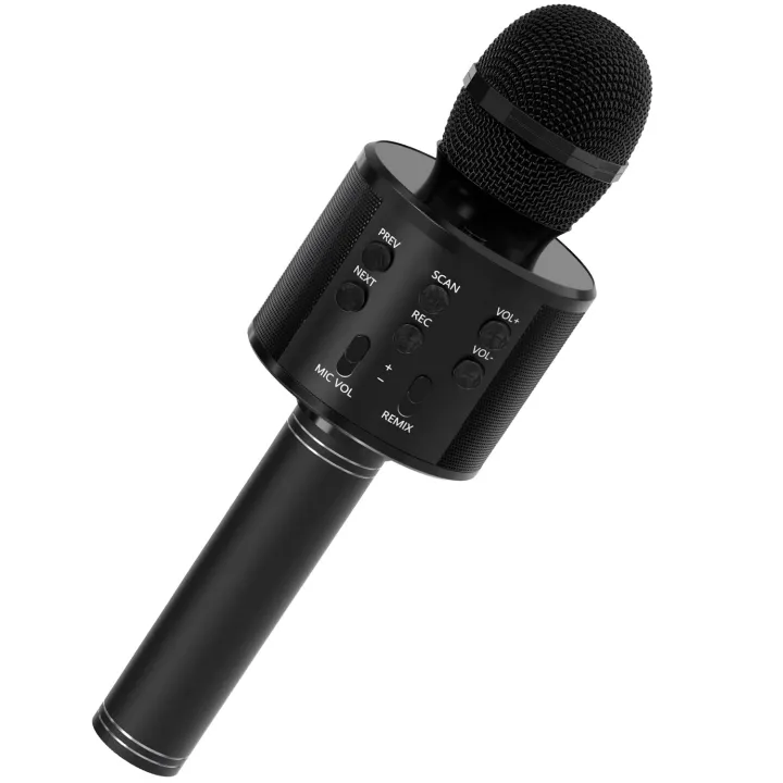 Wireless Bluetooth Karaoke Microphone for Kids and Adults, Portable Handheld Singing Mic, Fun Gift for Boys and Girls