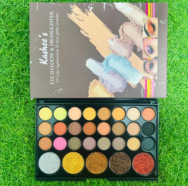 Professional Eyeshadow Kit – Matte & Glitter Powder Palette | Long-Lasting Pigmented Shades | Smooth Blendable Formula for Daily & Party Makeup