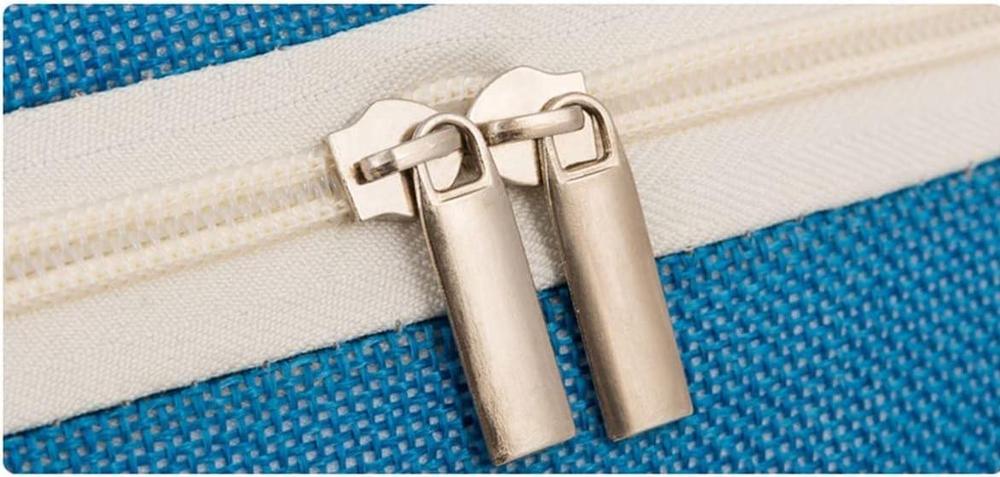 Unisex Linen Multi-Purpose Baby Diaper Bag – Spacious Blue Baby Travel & Storage Bag