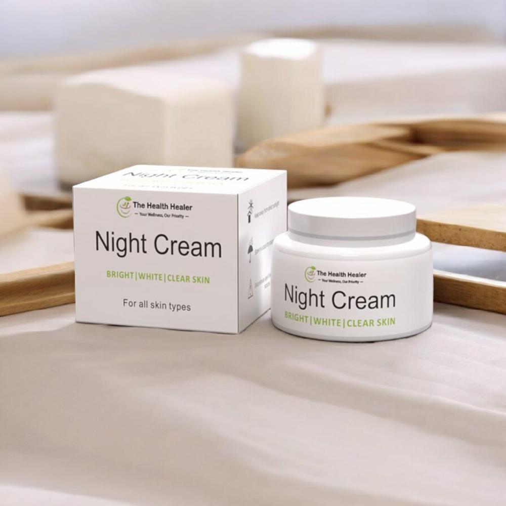 Whitening & Brightening Night Cream – 50g | Smooth Formula for All Skin Types