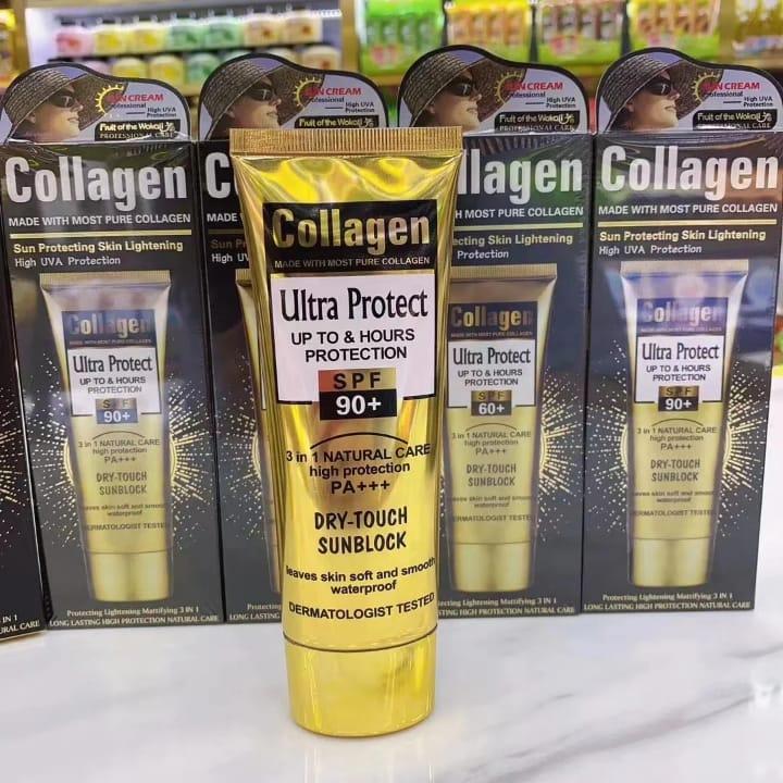 SPF 90+ Waterproof Sunblock Pakistan | Collagen, Anti-Aging & Non-Greasy (100ml)