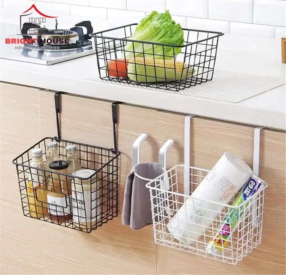 Durable Metal Storage Basket – Multi-Purpose Wire Organizer for Home, Kitchen, Bathroom & Office