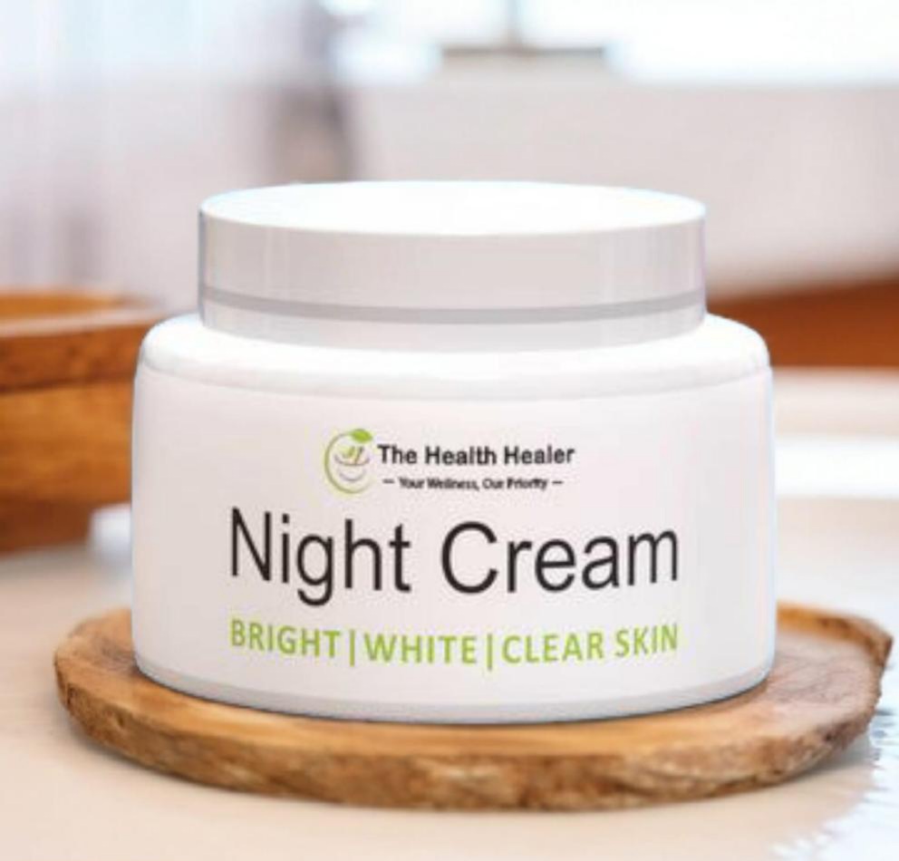 Whitening & Brightening Night Cream – 50g | Smooth Formula for All Skin Types