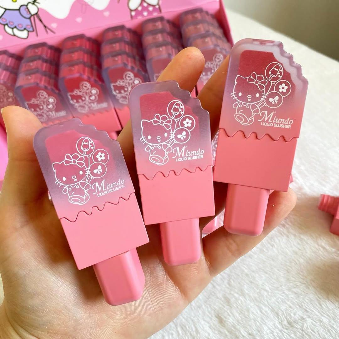 Long-Lasting Liquid Blush Set – Hydrating Natural Pink Shade for Radiant Glow | Smooth Finish for All Skin Types (3-Pack)