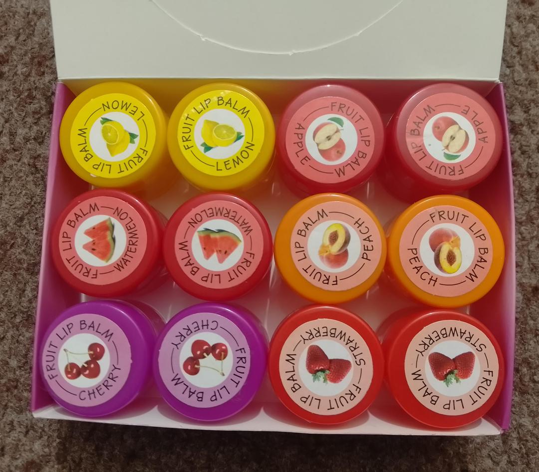 Moisturizing Flavored Lip Balm - 1 Pack | Hydrating Shades: Red, Pink, Peach & More