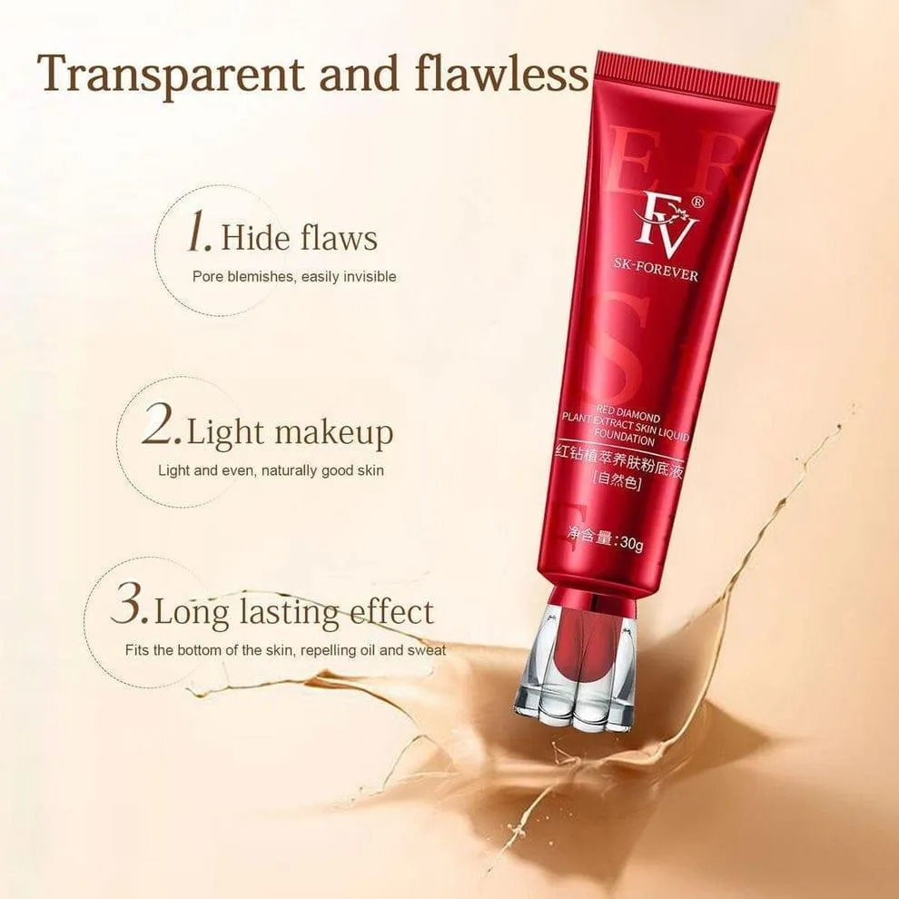 Red Diamond Long-Lasting Waterproof Liquid Foundation - 30g