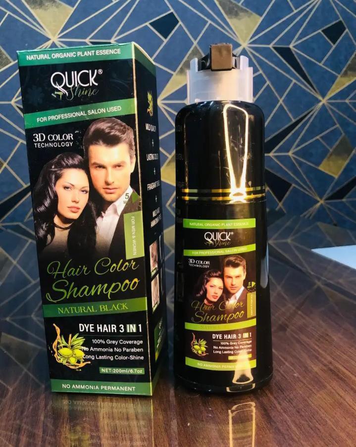 Liquid Hair Color for All Hair Types – Black & Dark Brown with Long-Lasting Shine