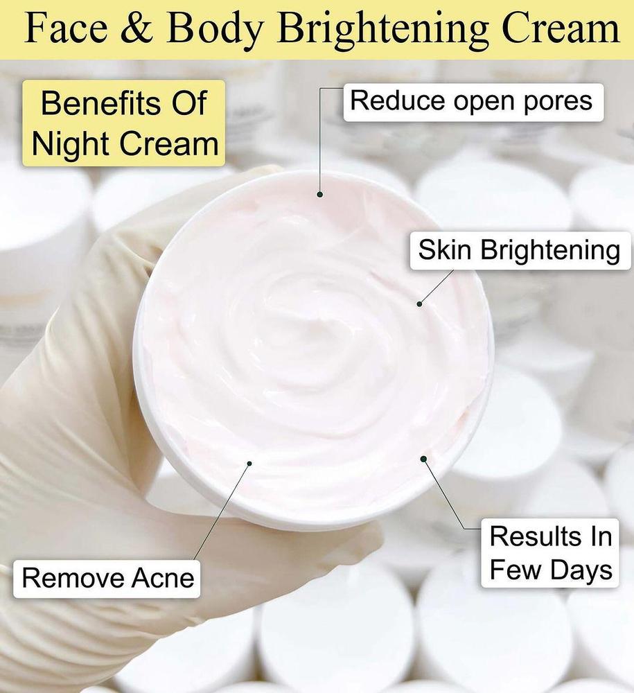 Whitening & Brightening Night Cream – 50g | Smooth Formula for All Skin Types
