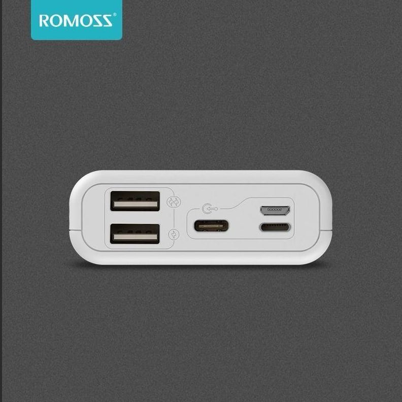 Portable 10000mAh Fast Charging Power Bank - White, 2-Hour Recharge, Compact Travel Charger