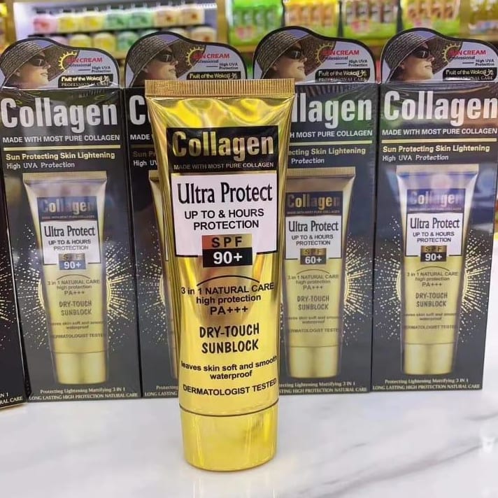 SPF 90+ Waterproof Sunblock Pakistan | Collagen, Anti-Aging & Non-Greasy (100ml)