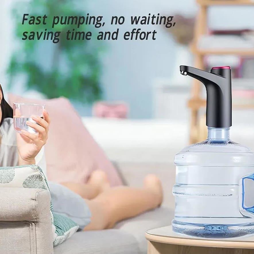 Durable ABS Plastic Water Dispenser – Easy to Clean, Low Maintenance, Black Finish