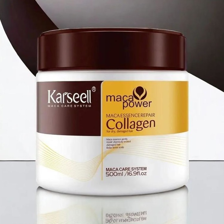 Nourishing Hair Mask for Frizz Control & Shine – Deep Conditioning Treatment for All Hair Types, 2 × 500ml