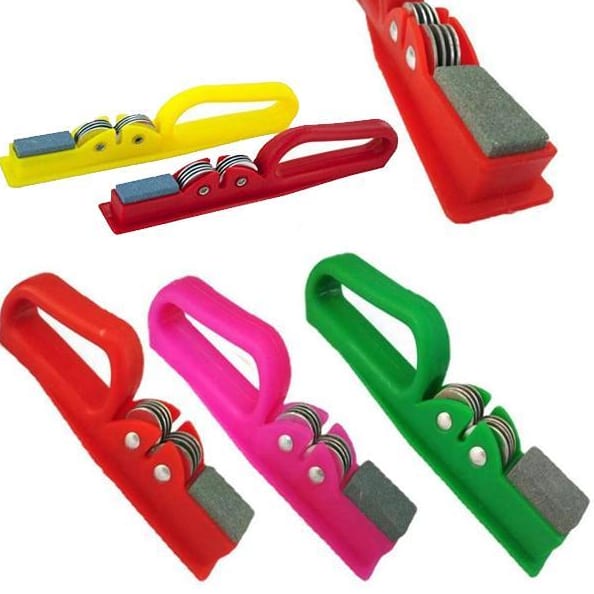 Multi-Purpose Knife & Scissor Sharpener – Durable ABS Hand Tool