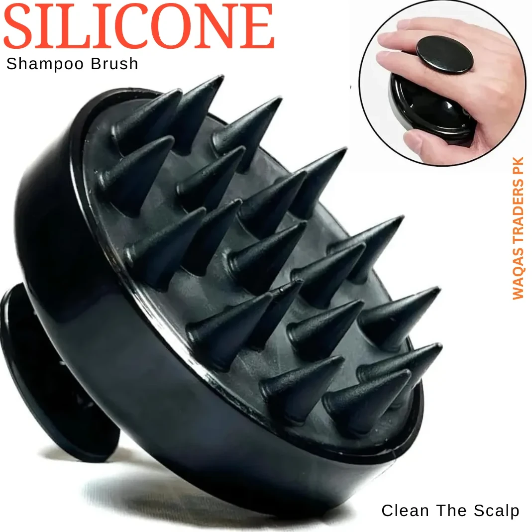Silicone Shampoo Brush Clean The Scalp Thoroughly Scalp Massage Easy Foam Head Massage Brush Shampoo Brush Bath Comb Care Tool