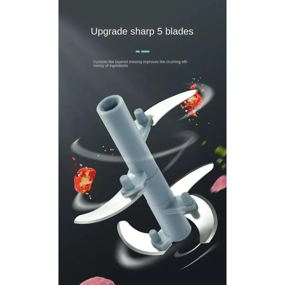 Hand Pull Manual Food Chopper – Compact Vegetable & Onion Cutter