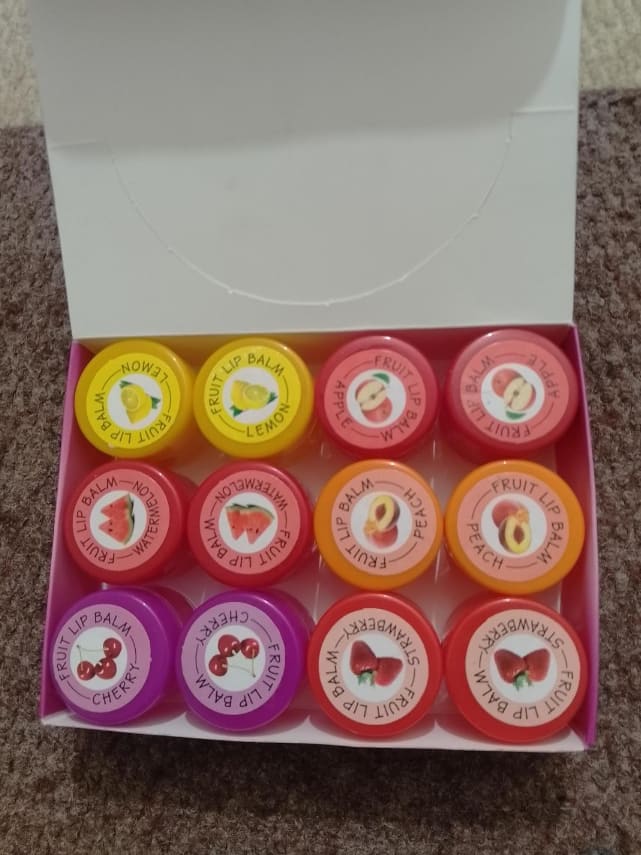 Moisturizing Flavored Lip Balm - 1 Pack | Hydrating Shades: Red, Pink, Peach & More