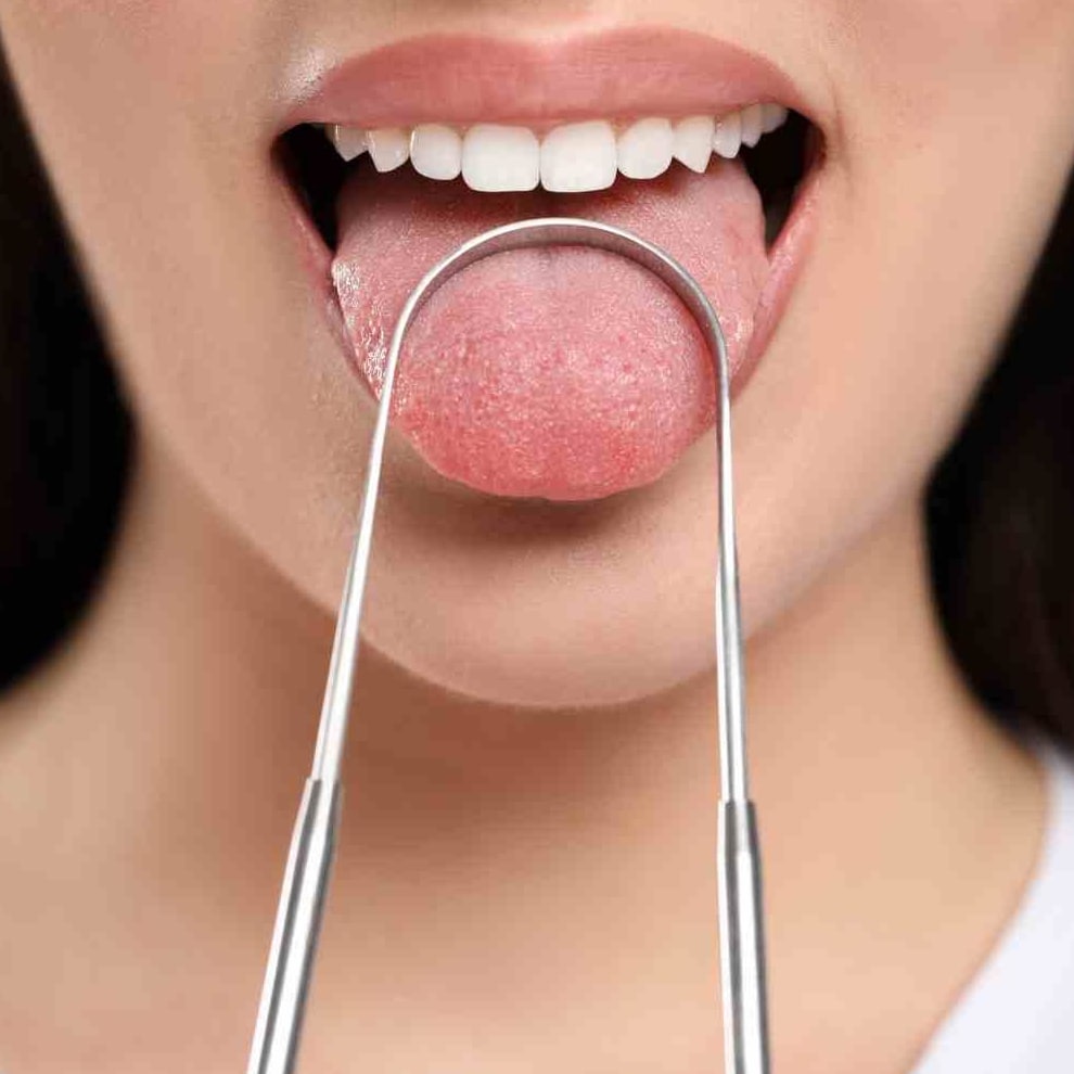 Stainless Steel Tongue Cleaner for Daily Oral Hygiene – Effective Bacteria Removal for Fresh Breath