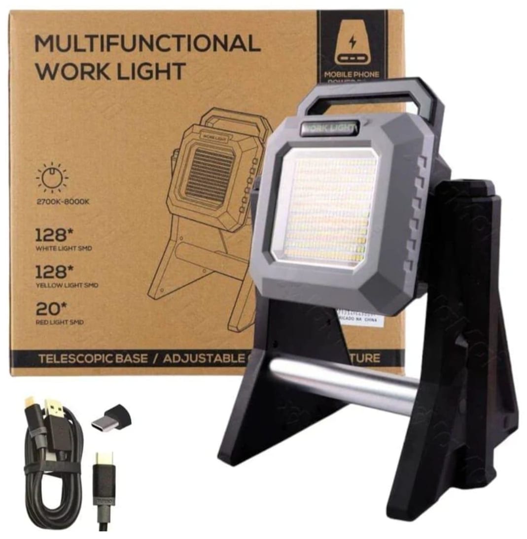 Rechargeable LED Headlamp Pakistan | Type-C, Adjustable Brightness & Telescopic | Camping & Load-Shedding Light