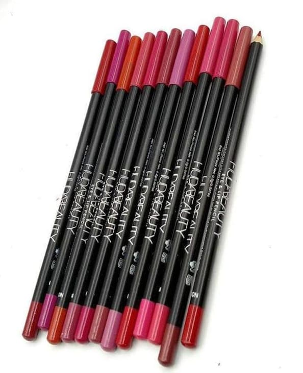 Velvet Matte Hydrating Lip Pencil Set – Smooth Cream Texture, Smudge-Proof Finish (Pack of 12)