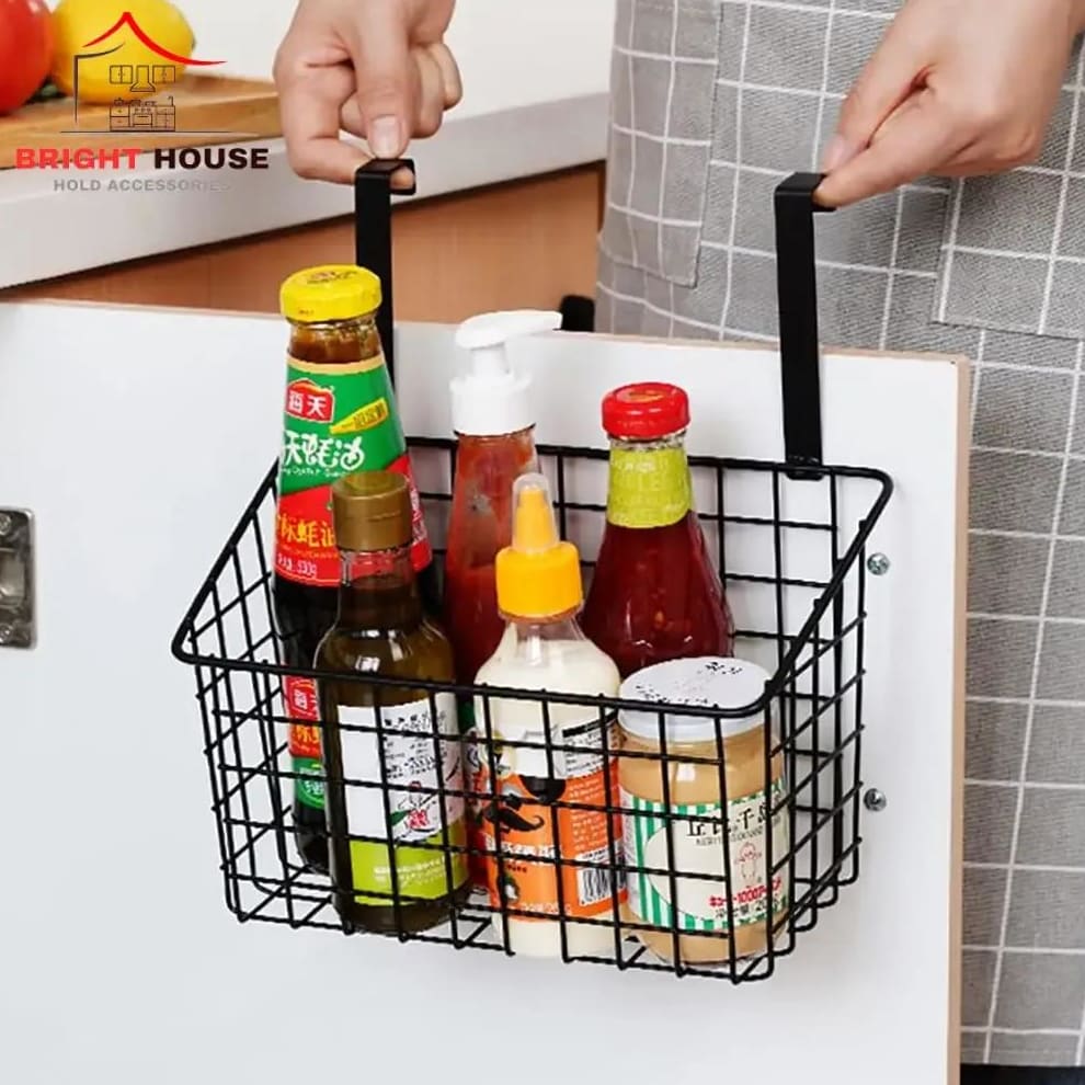 Durable Metal Storage Basket – Multi-Purpose Wire Organizer for Home, Kitchen, Bathroom & Office