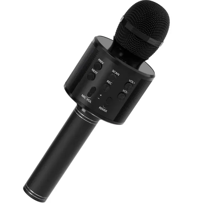 Wireless Bluetooth Karaoke Microphone for Kids and Adults, Portable Handheld Singing Mic, Fun Gift for Boys and Girls