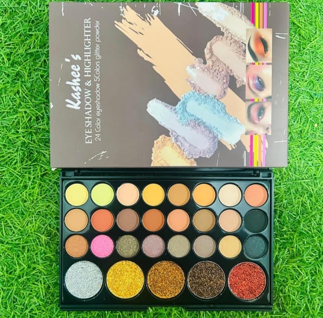 Professional Eyeshadow Kit – Matte & Glitter Powder Palette | Long-Lasting Pigmented Shades | Smooth Blendable Formula for Daily & Party Makeup