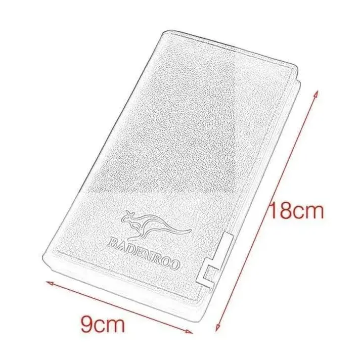 Men’s Bi-Fold Leather Wallet – Sleek & Easy to Carry