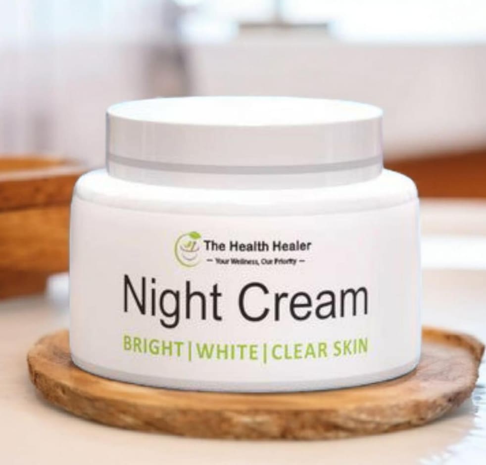 Whitening & Brightening Night Cream – 50g | Smooth Formula for All Skin Types