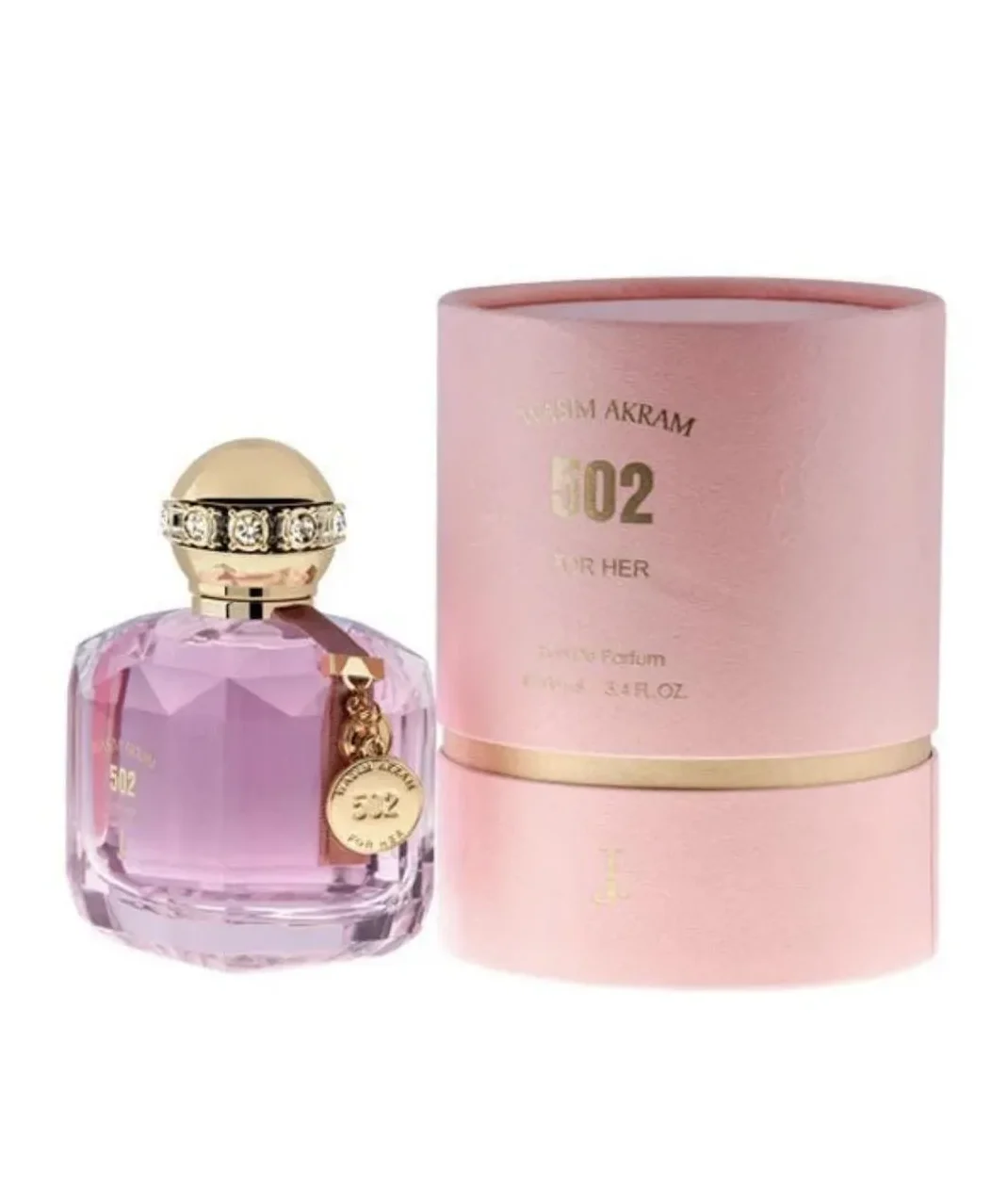 Women’s Alcohol-Free Floral Perfume – Long Lasting, Sweat-Resistant & Skin-Friendly Fragrance (Pink Bottle)