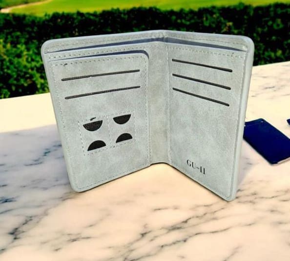 Premium Multicolor Leather Wallet – Minimalist Plain Design | Durable Genuine Leather Accessory for Everyday Carry