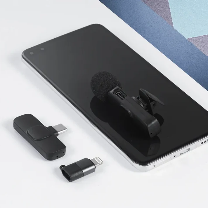 K9 Collar Wireless Microphone - Lavalier Mic for iPhone, Android & Type-C Devices -K-9 Wireless Microphone