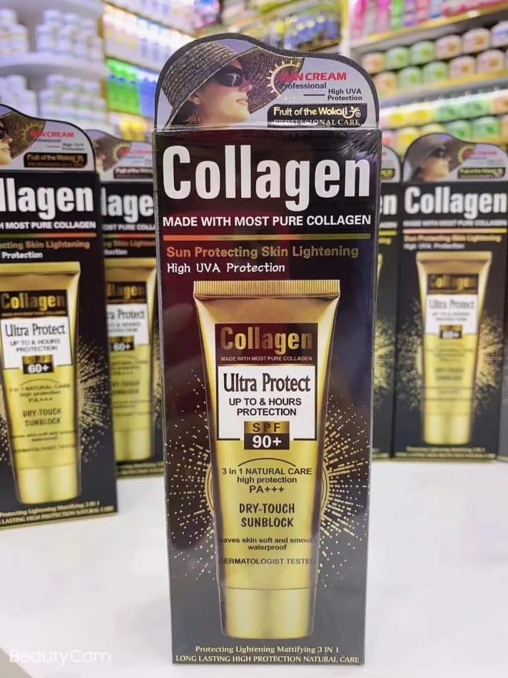 SPF 90+ Waterproof Sunblock Pakistan | Collagen, Anti-Aging & Non-Greasy (100ml)