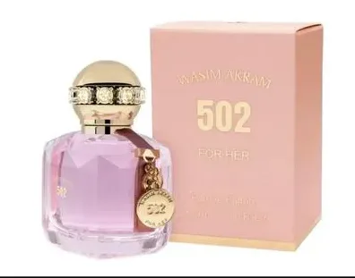 Women’s Alcohol-Free Floral Perfume – Long Lasting, Sweat-Resistant & Skin-Friendly Fragrance (Pink Bottle)