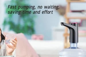 Durable ABS Plastic Water Dispenser – Easy to Clean, Low Maintenance, Black Finish