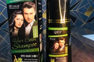 Liquid Hair Color for All Hair Types – Black & Dark Brown with Long-Lasting Shine