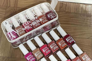 Quick-Drying Peel Off Nail Polish Set – 12 Pcs Smooth Coverage, Easy Removal