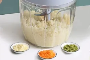 Hand Pull Manual Food Chopper – Compact Vegetable & Onion Cutter