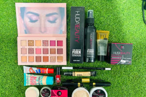 11-in-1 Complete Makeup Kit for Women | Eyeshadow, Foundation, Primer, Concealer, Mascara, Lip & Nail Essentials