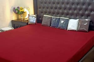 King Size Waterproof Mattress Protector - Terry Fabric, PU Laminated, Joint-Free 72x78" Fitted Cover