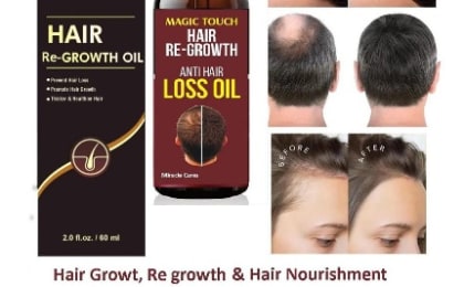 Magic Touch 60ml Organic Hair Growth & Anti-Hair Fall Oil: The Natural Solution for Hair Revitalization