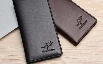 Men’s Bi-Fold Leather Wallet – Sleek & Easy to Carry