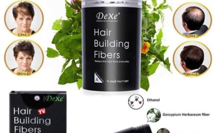 Dark Brown Hair Building Fibers for Instant Thicker Hair – Natural-Looking Hair Loss Concealer for Men & Women